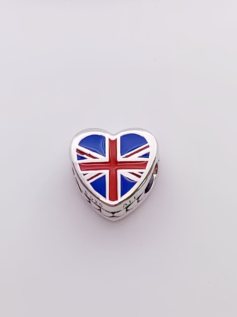 Pandora England flag charm Love Heart Charm